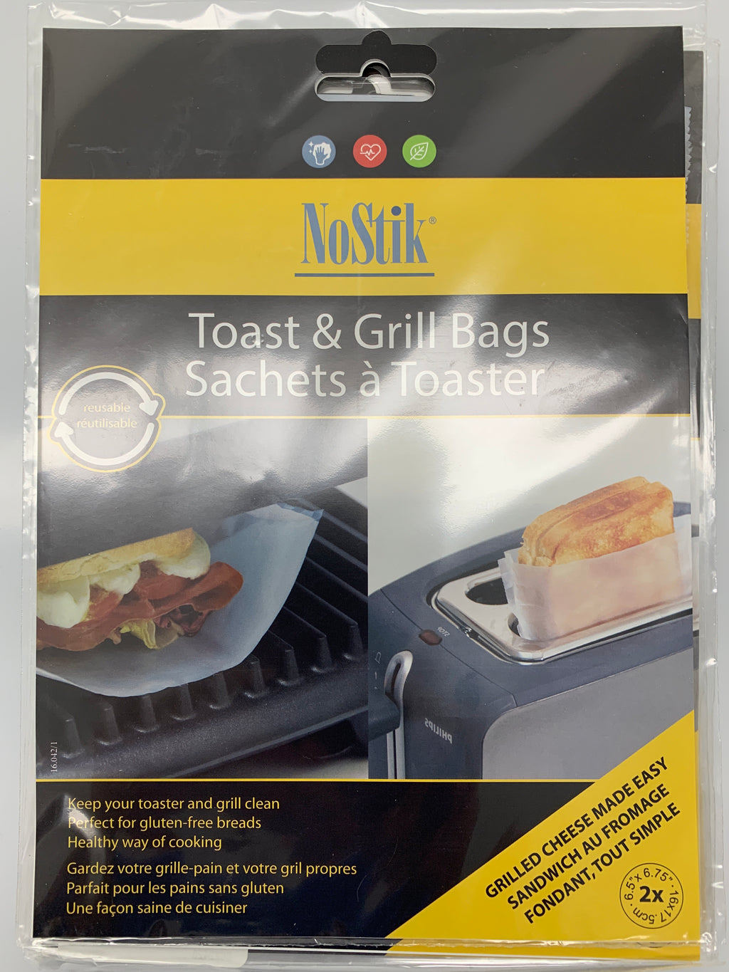 Gluten – Free Grill & Toast Bags – Set of 4 - NoStik