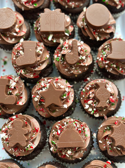 Peppermint Mocha Cupcake (available in season only)