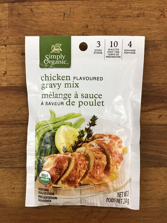 Chicken Flavoured Gravy Mix By Simply Organic