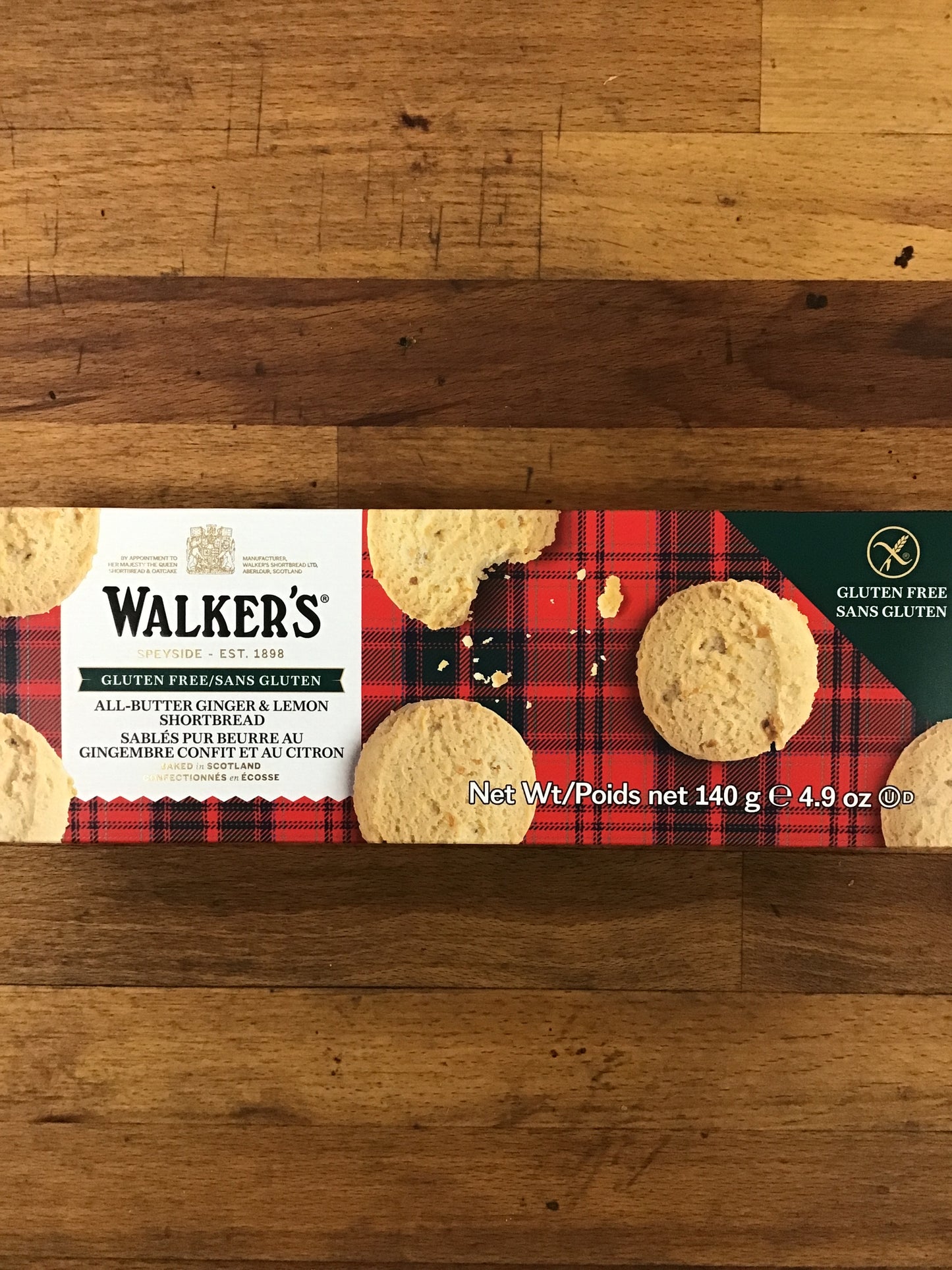 Ginger & Lemon Butter Shortbread By Walkers