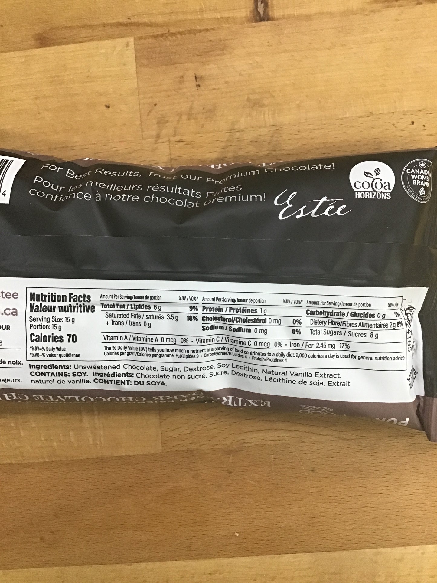 Extra Dark Chocolate Chips By Pure Food