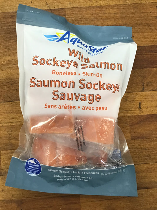 Wild Sockeye Salmon By AquaStar