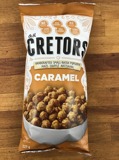 Caramel Handcrafted Small-Batch Popcorn By G.H. Cretors