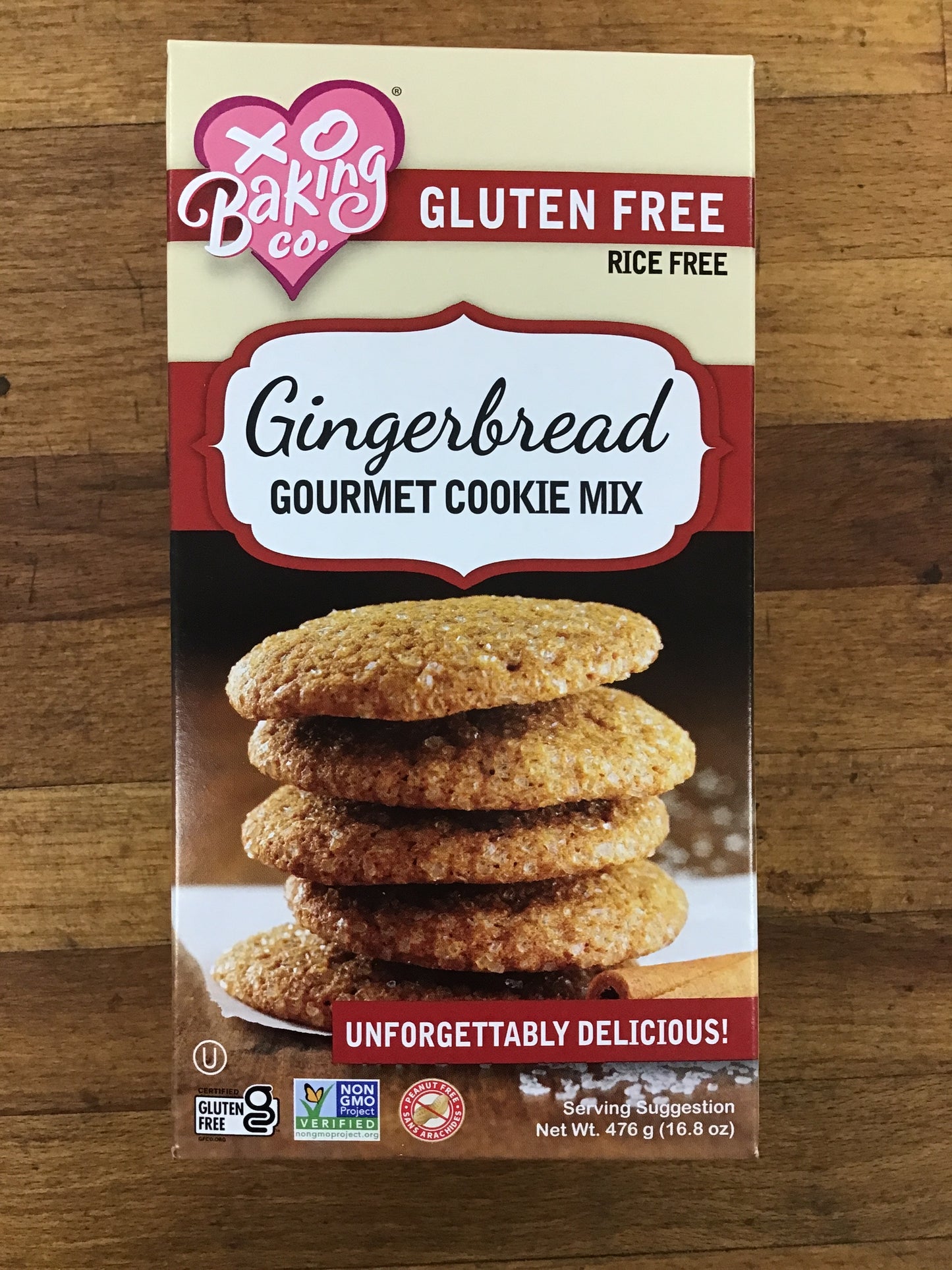 Gingerbread Cookie Mix By XO Baking