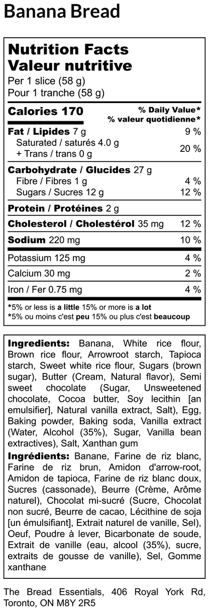 Pain Chocolat Banane