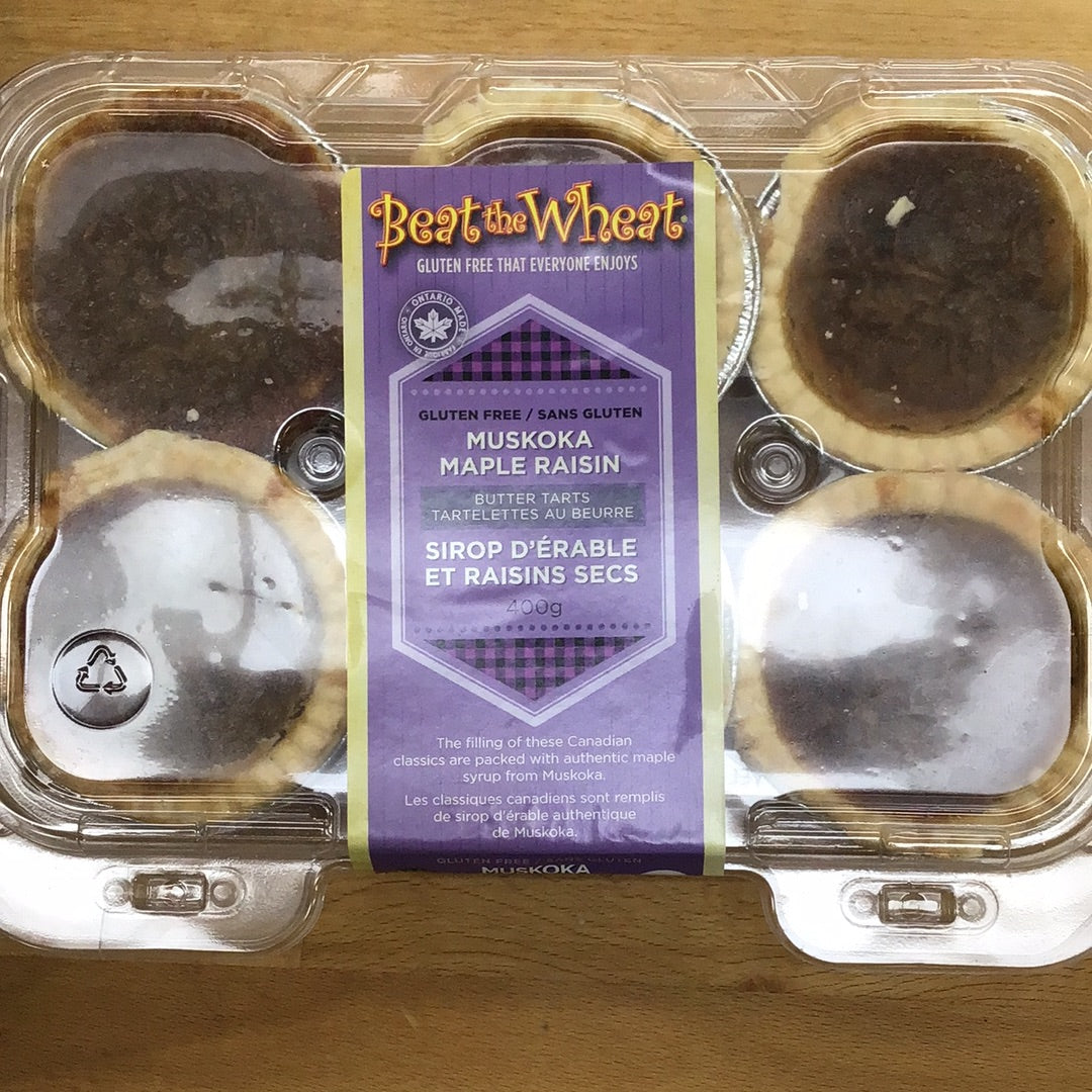 Muskoka Maple Raisin Butter Tart by Beat The Wheat