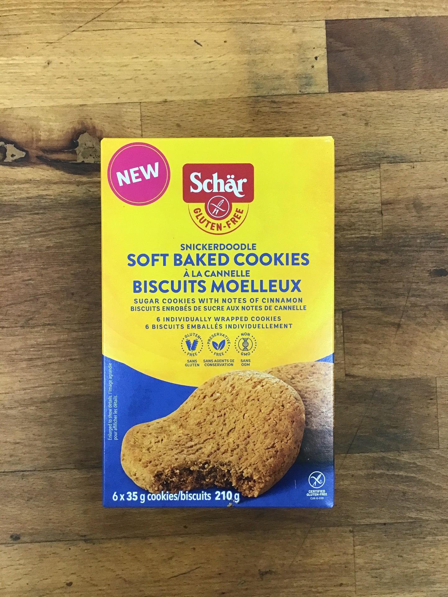 Snickerdoodle Soft Baked Cookies By Schar