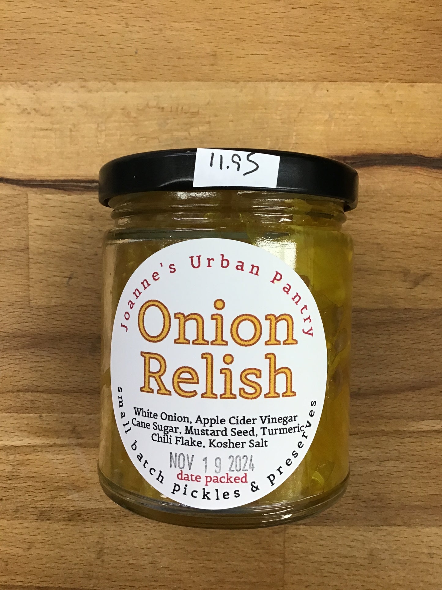 Relish à l'oignon Vidallia