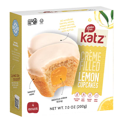 Lemon Cream Filled Cupcakes By Katz