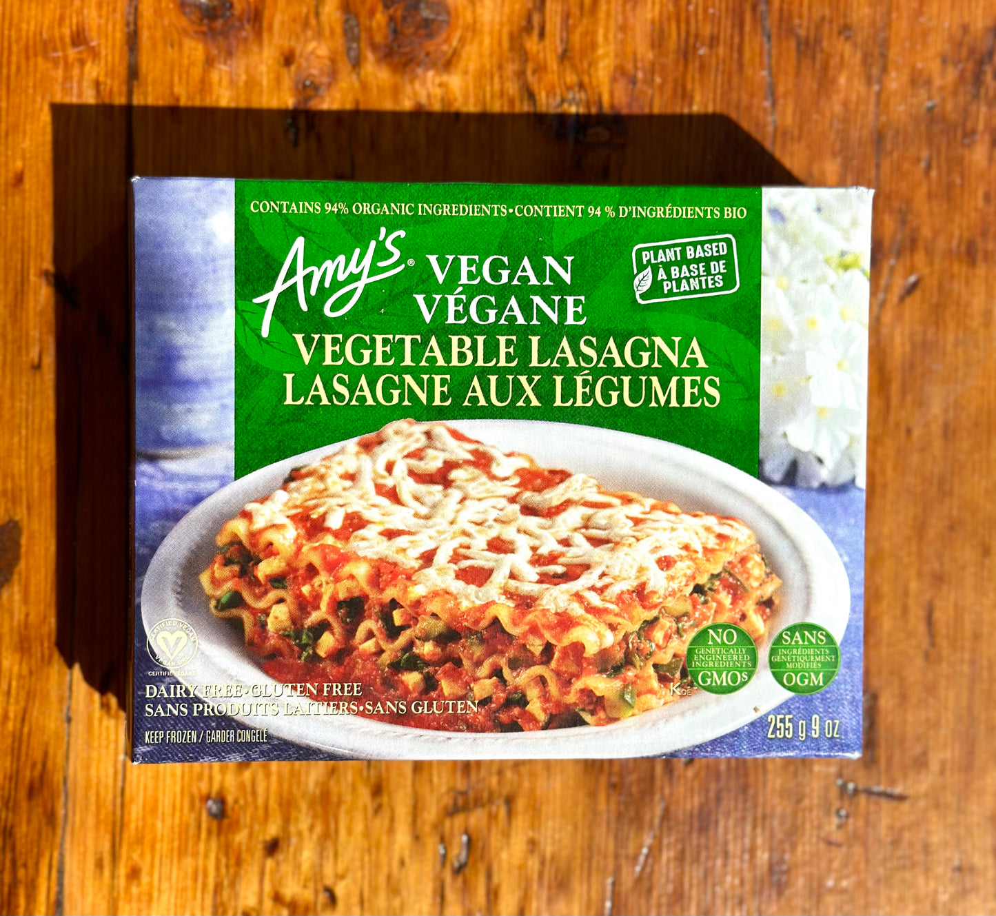 Vegan Lasagna By Amy’s Kitchen