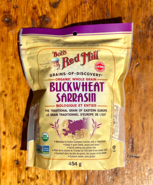 Organic Whole Grain Buckwheat By Bob’s Red Mill