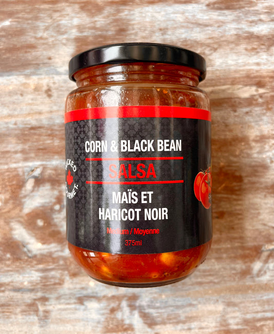 Salsa moyenne au maïs et aux haricots noirs