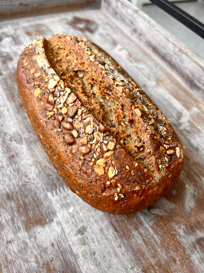 Multigrain Free Form Sourdough Bread