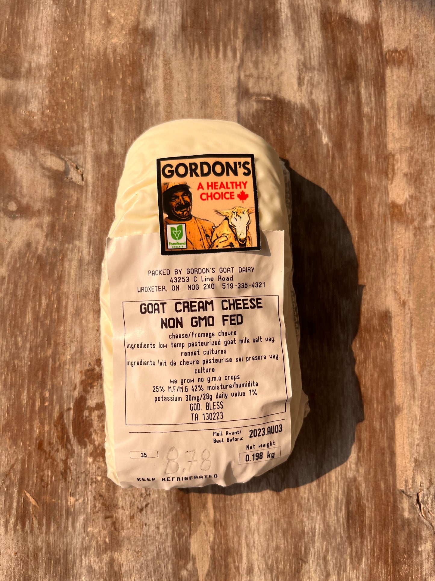 Goat Cream Cheese (Price per gr) - Available in store only