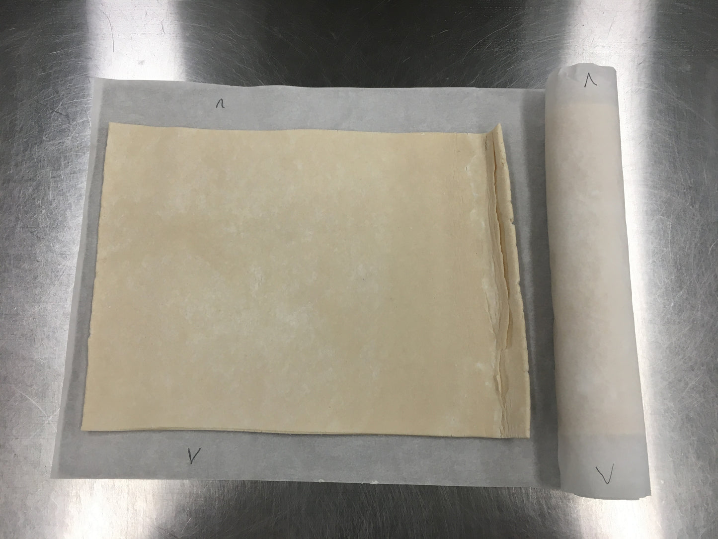 Feuille de pâte feuilletée (500gr (ch) - sur commande seulement 48 heures