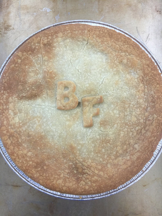 Tourtière de boeuf biologique Large - disponible en magasin seulement - sur demande seulement