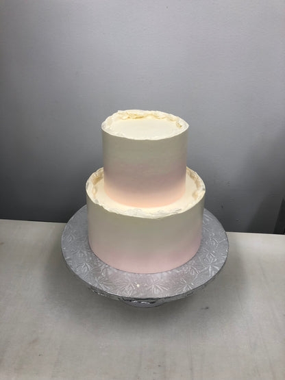 Gâteau Ombre Rose Clair à 2 Niveaux